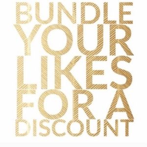 BUNDLE YOUR LIKES FROM MY CLOSET AND RECEIVE 15% OFF & SAVE ON SHIPPING!!